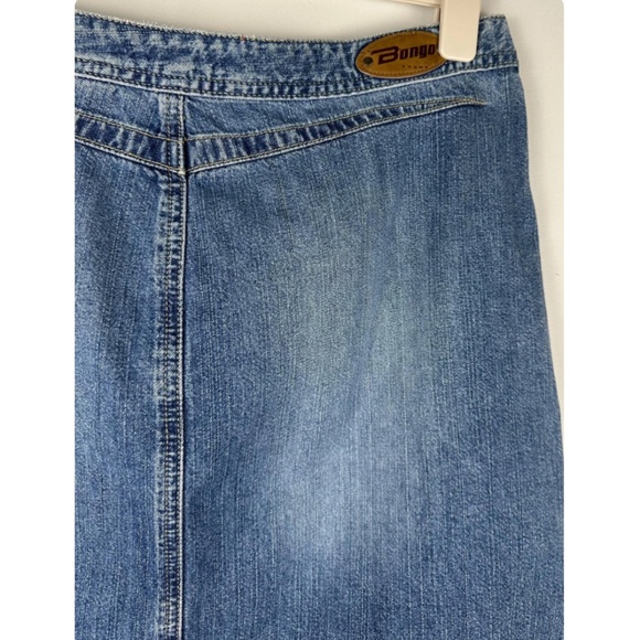 Vintage Y2K ‘Bongo Jeans Wear’ Denim Mini Pencil Skirt - Faded Wash - Small - Picture 10 of 10